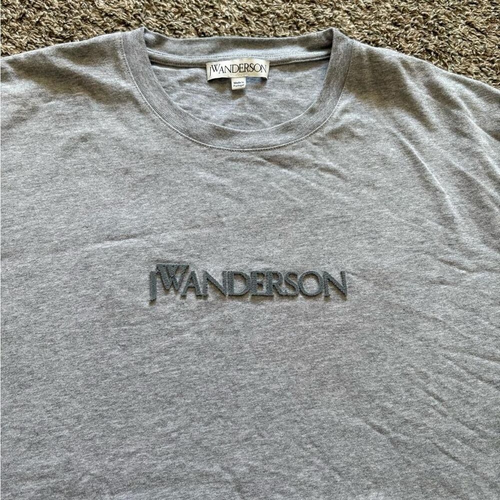 Jw-anderson Men's Grey T-shirt